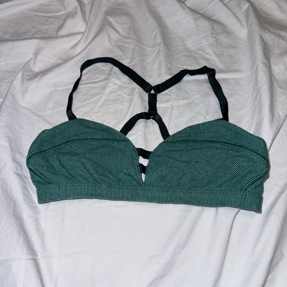 Green Strappy Bralette